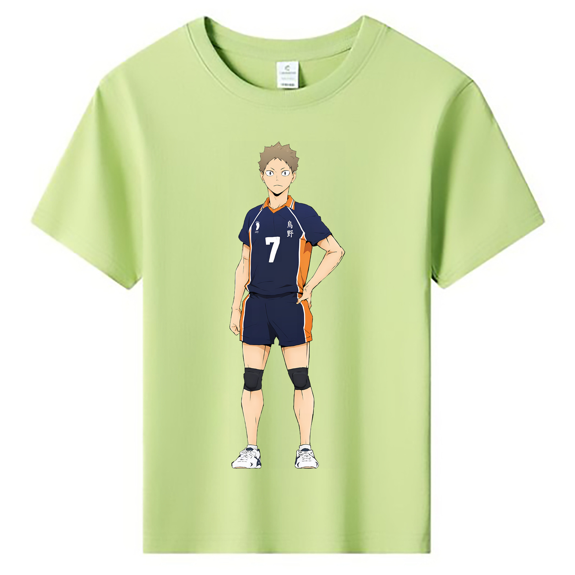 （画像用） ハイキュー!! Haikyu!! 綿100％キッズTシャツ（フロントプリント）